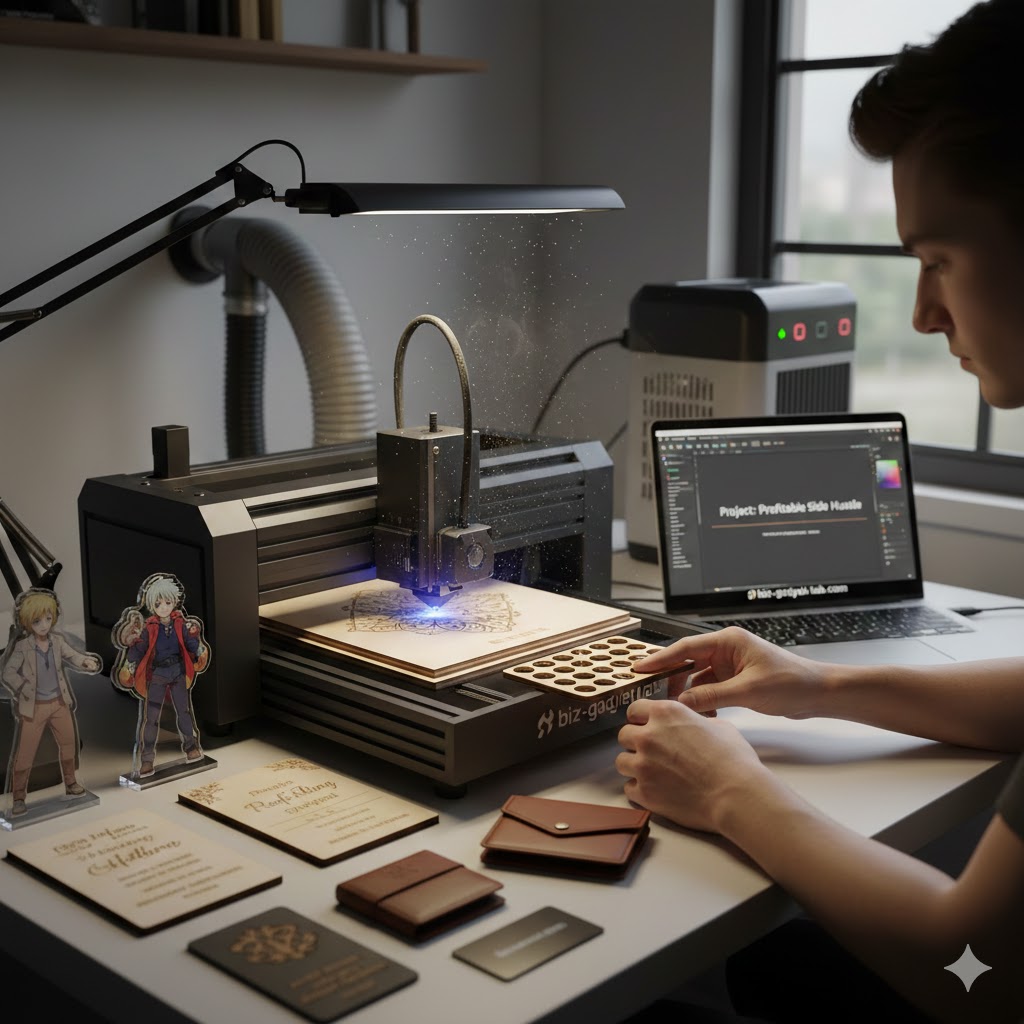 【2026】レーザー加工機副業で月10万！稼げるおすすめ機材3選